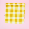 Sac étanche à maillot-vichy jaune