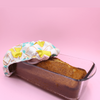 Charlotte couvre plat cake - coton enduit - citrons