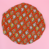 Bonnet de soin en soie - rouge