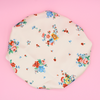 Édition limitée - Bonnet de soin en soie - fleurs romantiques