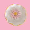 Porte savon fleurs, céramique artisanale