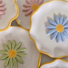  Porte savon fleurs, céramique artisanale
