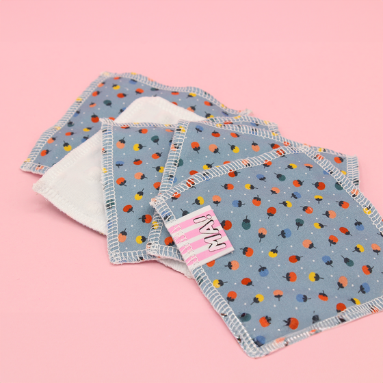 5 lingettes - magiques- petits fruits