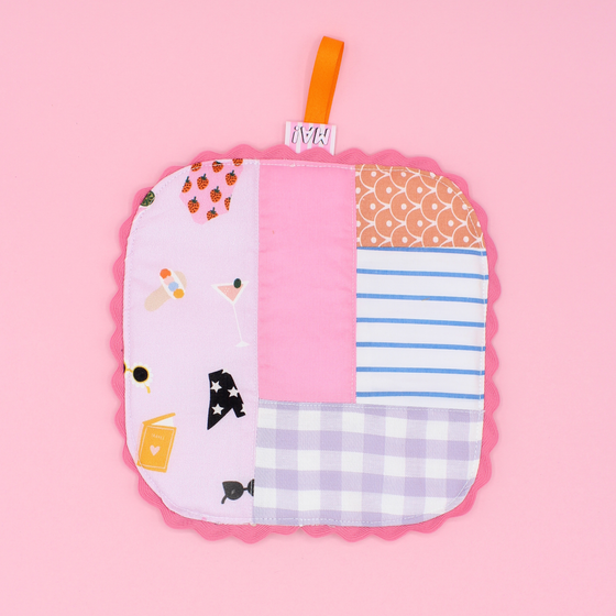 Manique patchwork - plage