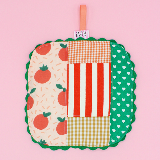 Manique patchwork - tomates