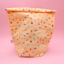  Maxi lunch bag coton - champignons