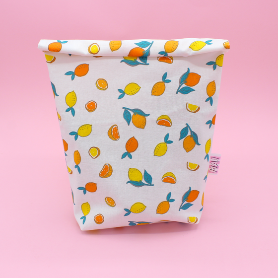 Mini lunch bag - citrons