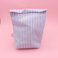  Mini lunch bag - rayures mauves