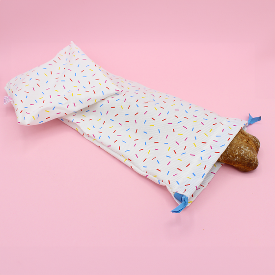 Sac à baguette en coton épais - vermicelles