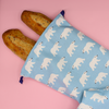Nouveau patron - Sac à baguette en coton épais - Ours