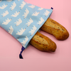 Nouveau patron - Sac à baguette en coton épais - Ours