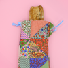 Sac à baguette en coton épais - patchwork