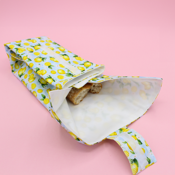 Emballage sandwich réutilisable - citrons
