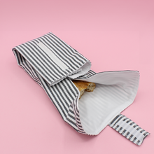  Emballage sandwich réutilisable - rayures noires