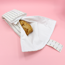  Emballage sandwich réutilisable - lin rayé
